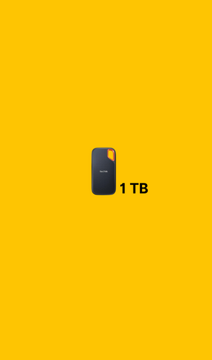 Digital nomads travelling the world. Digital nomad and remote work essentials such as a SanDisk 1TB SSD external hard drive. Portable and lightweight.