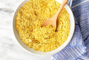 Nutritional yeast is the perfect travel companion since it is lightweight, flavourful, and nutritious. Perfect for vegan nomads and travellers.